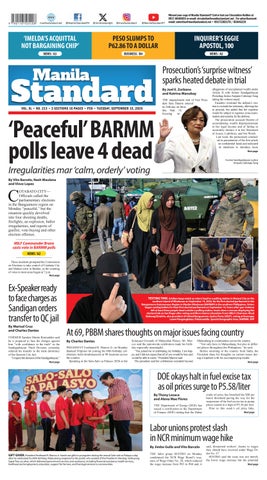 Manila Standard - 2026 September 15 - Tuesday