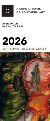 September 2026 Gallery Guide 