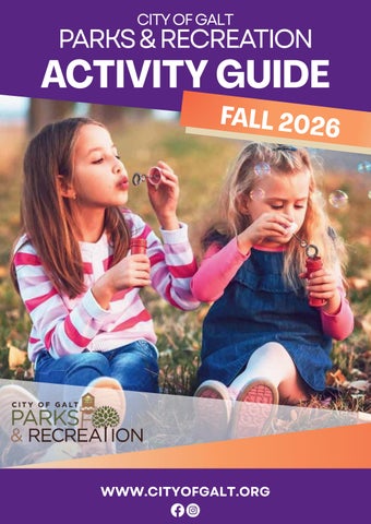 Parks & Recreation Activity Guide - Fall Edition