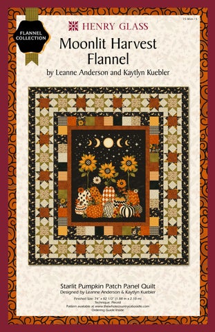 Moonlight Harvest Flannel by Leanne Anderson & Kaytlyn Kuebler - Henry Glass