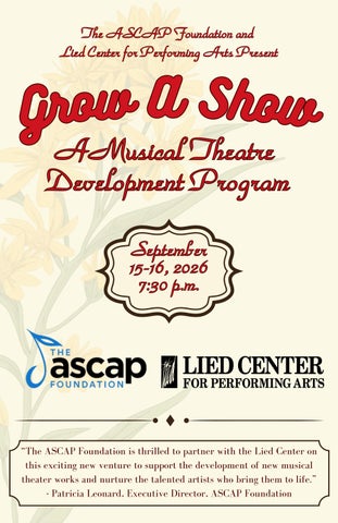 Grow A Show Program