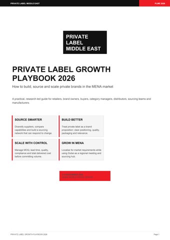 PLME_2026_Private_Label_Growth_Playbook