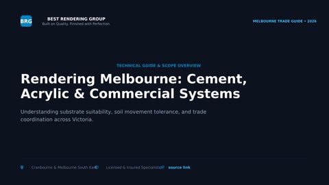 Rendering Melbourne