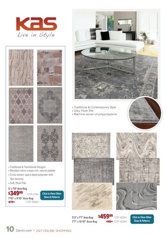 Darvin 家具 Area Rugs × Accessory Trends 第 10 页