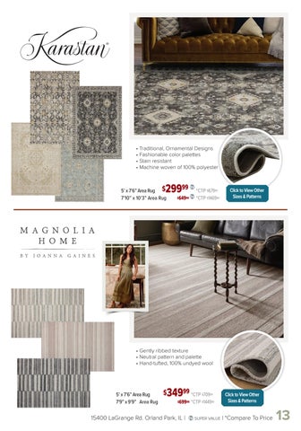 Darvin 家具 Area Rugs × Accessory Trends 第 13 页