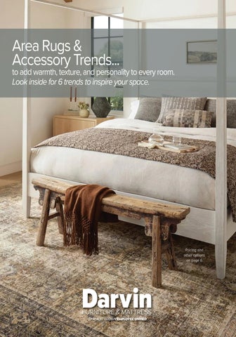 Darvin Furniture Area Rugs & Accessory Trends