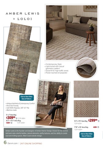 Darvin 家具 Area Rugs × Accessory Trends 第 6 页