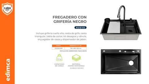 Edimca | 灯饰目录 Fregaderos y Accesorios 第 4 页