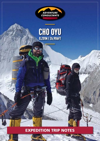 Adventure Consultants Cho Oyu Expedition