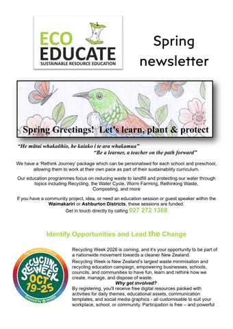 Spring Newsletter 2026