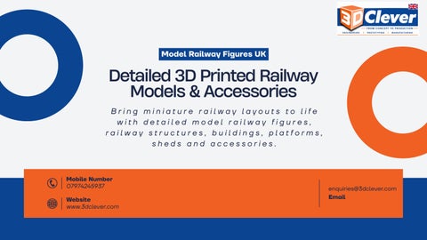 Model Railway Figures UK – Detailed 3D Printed Railway Models and Accessories