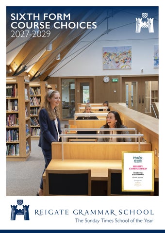 Sixth Form Course Choices 2027-2029