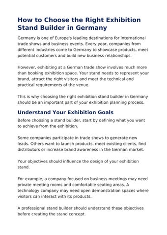 Aars_Exhibition_How to Choose the Right Exhibition Stand Builder in GermanyStand_Builder_Germany