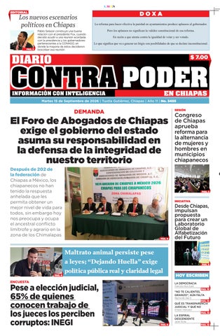 CONTRAPODER EDICIÓN 3455