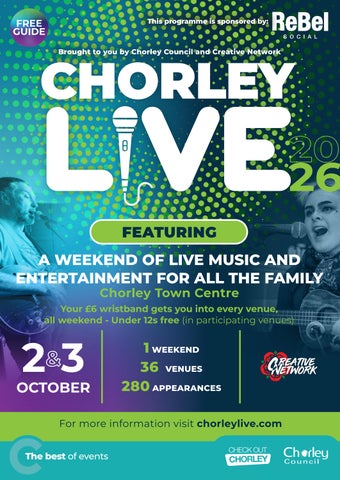 Chorley Live Programme 2026