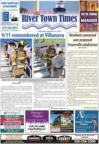 River Town Times - September 16, 2026