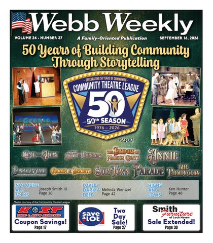 Webb Weekly September 16, 2026
