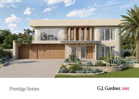 G.J. Gardner Homes Prestige Series Booklet