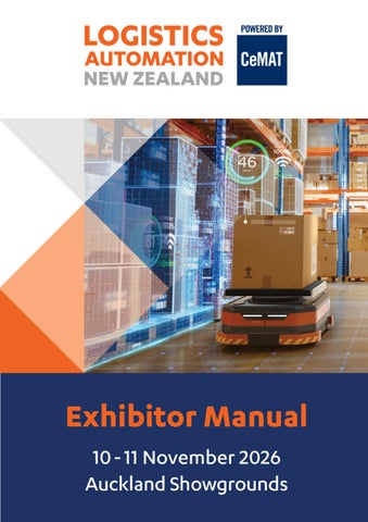 Logistics Automation NZ Exhibitor Manual