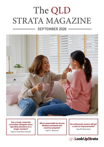 The QLD Strata Magazine | September 2026