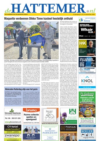 De Hattemer, 16 september 2026