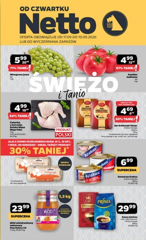 Netto gazetka od 17.09 od 19.09.2026