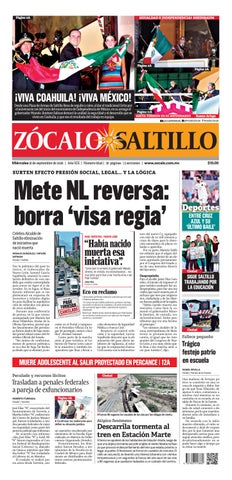 Saltillo 16 de septiembre de 2026