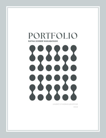 Rayna Gorber Wakabayashi Portfolio