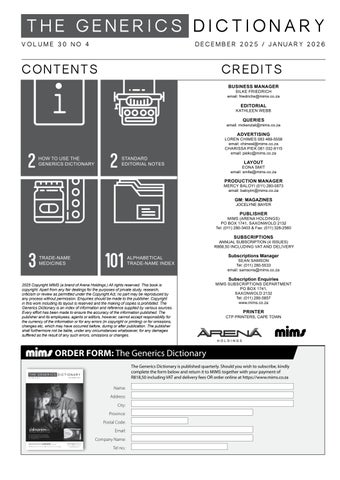 SundayTimesZA 家具目录 · Generics Dictionary Dec Jan 2025 ebook single pages 第 3 页