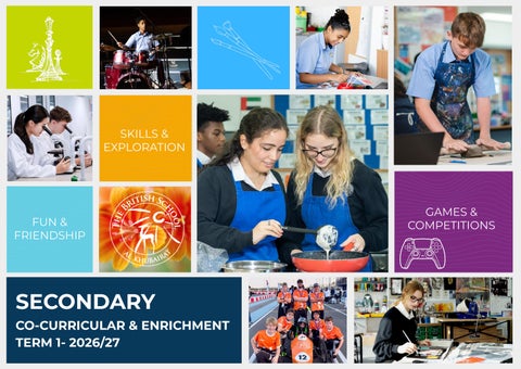 Secondary Co-Curricular & Enrichment-Term 1 2026/27
