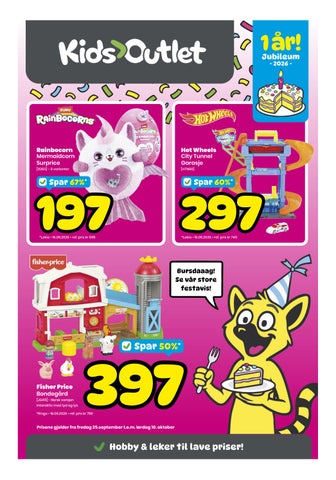 Kids Outlet - 1års jubileum!