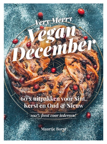Inkijkexemplaar Very Merry Vegan December