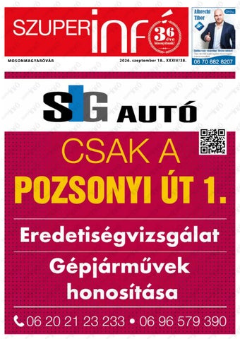 Szuperinfó Mosonmagyaróvár 34/38