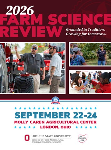 2026 Farm Science Review Program