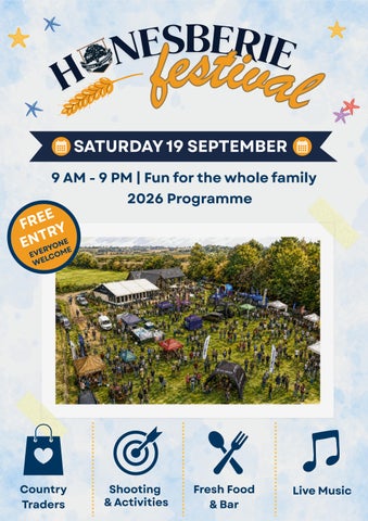 Honesberie Festival Programme 2026