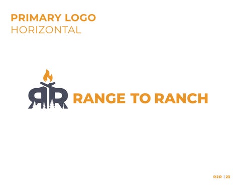 灯饰系列 To Ranch - Brand 指南 第 23 页