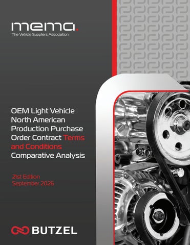 2026 OEM LV Terms and Conditions Comparative Analysis