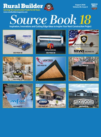 Rural Builder Source Book 18 - August 2026