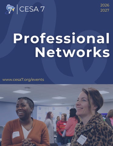 CESA 7 | 26-27 Professional Network Offerings