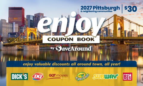 Enjoy Pittsburgh Coupon Book
