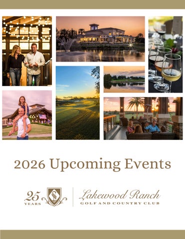 LWR July - December 2026 Events