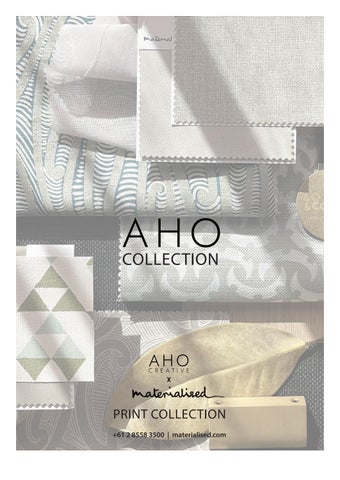 Aho Creative x Materialised