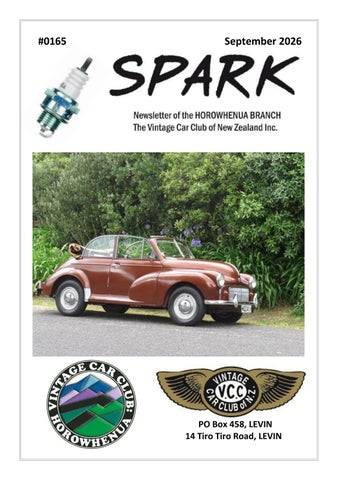 VCC Horowhenua Spark September 2026