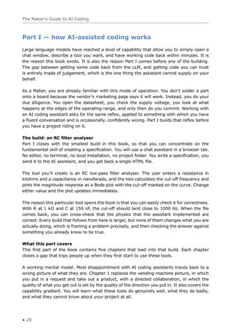 The Maker’s 指南 to AI Coding (Extract) 第 20 页