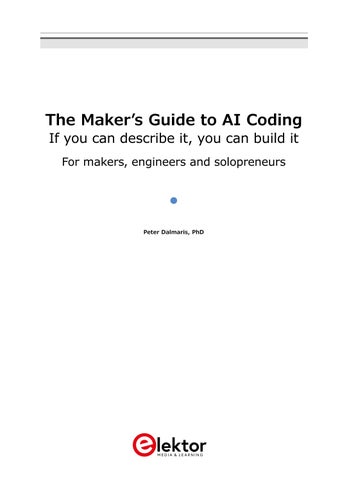 The Maker’s 指南 to AI Coding (Extract) 第 3 页