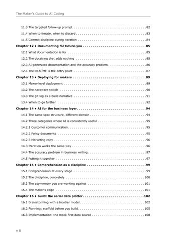 The Maker’s 指南 to AI Coding (Extract) 第 8 页