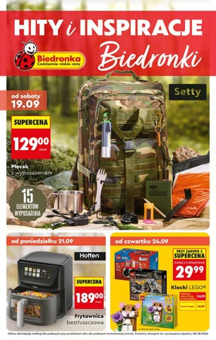 Biedronka gazetka od 21.09.2026