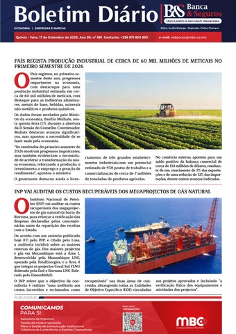 BOLETIM BANCA & SEGUROS 17.09.2026