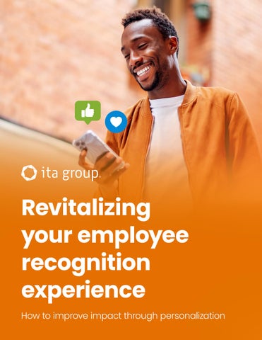 Revitalizing your employee recognition experience