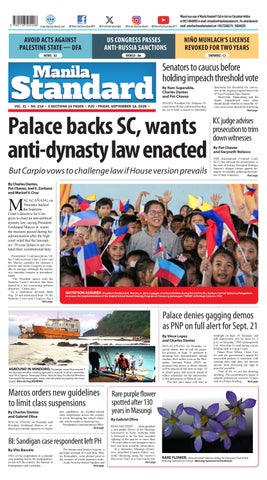Manila Standard - 2026 September 18 - Friday